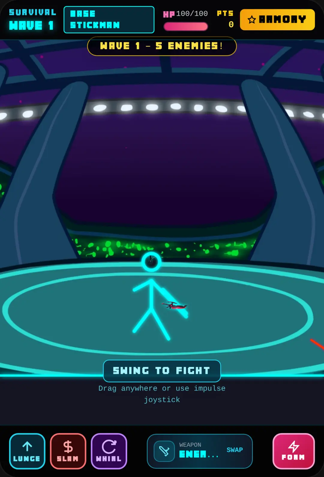 Stickman Physics Survival: Dangerous Forms cover