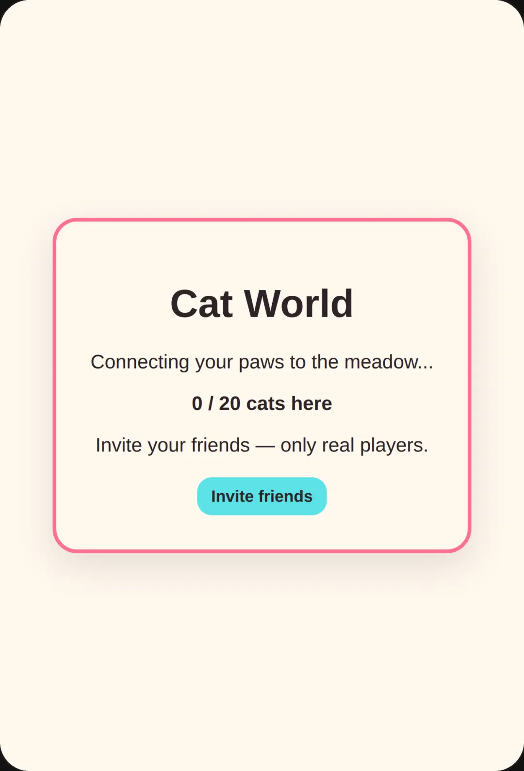 Cat World Hangout cover