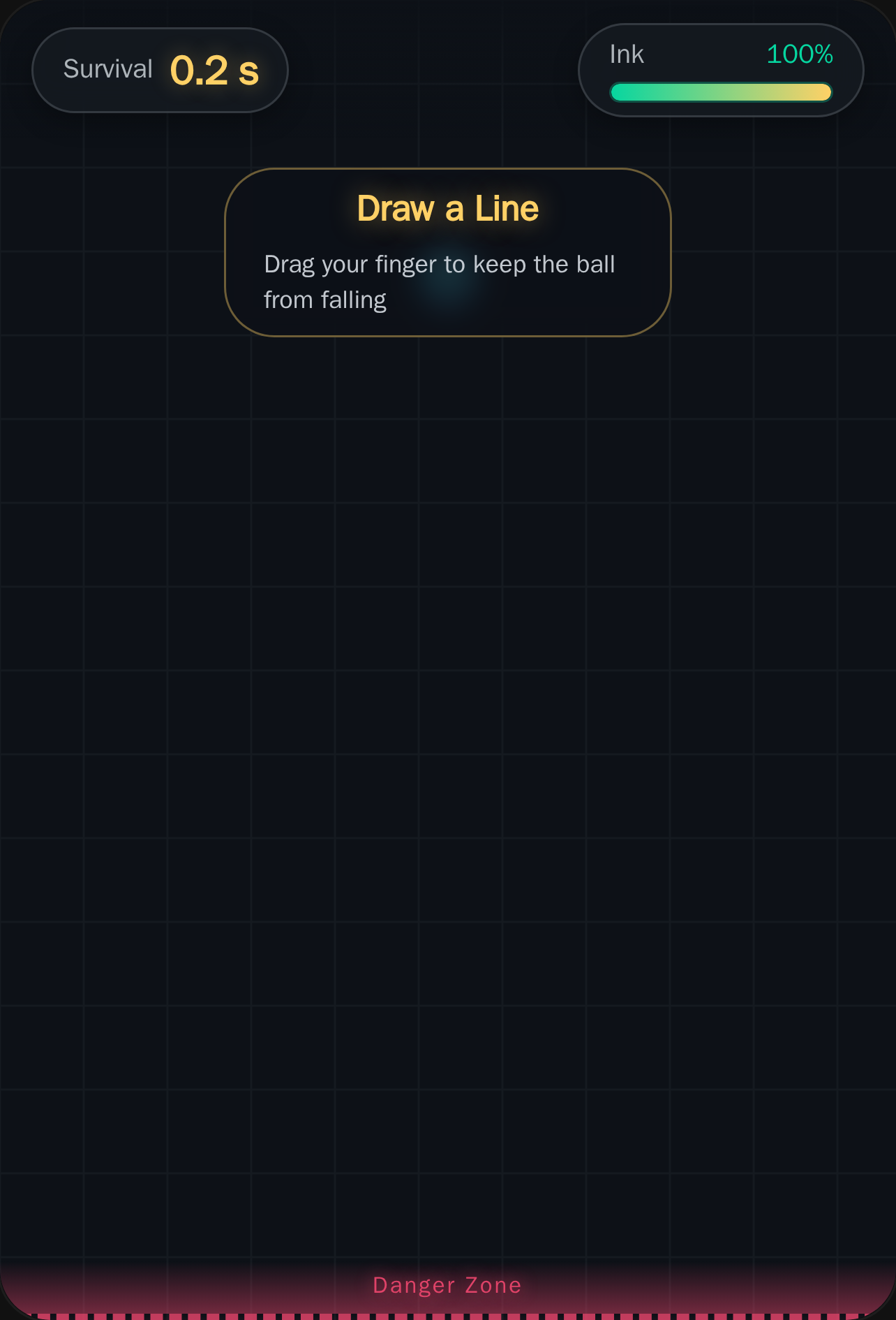 Neon Line Challenge - Protect the Ball cover
