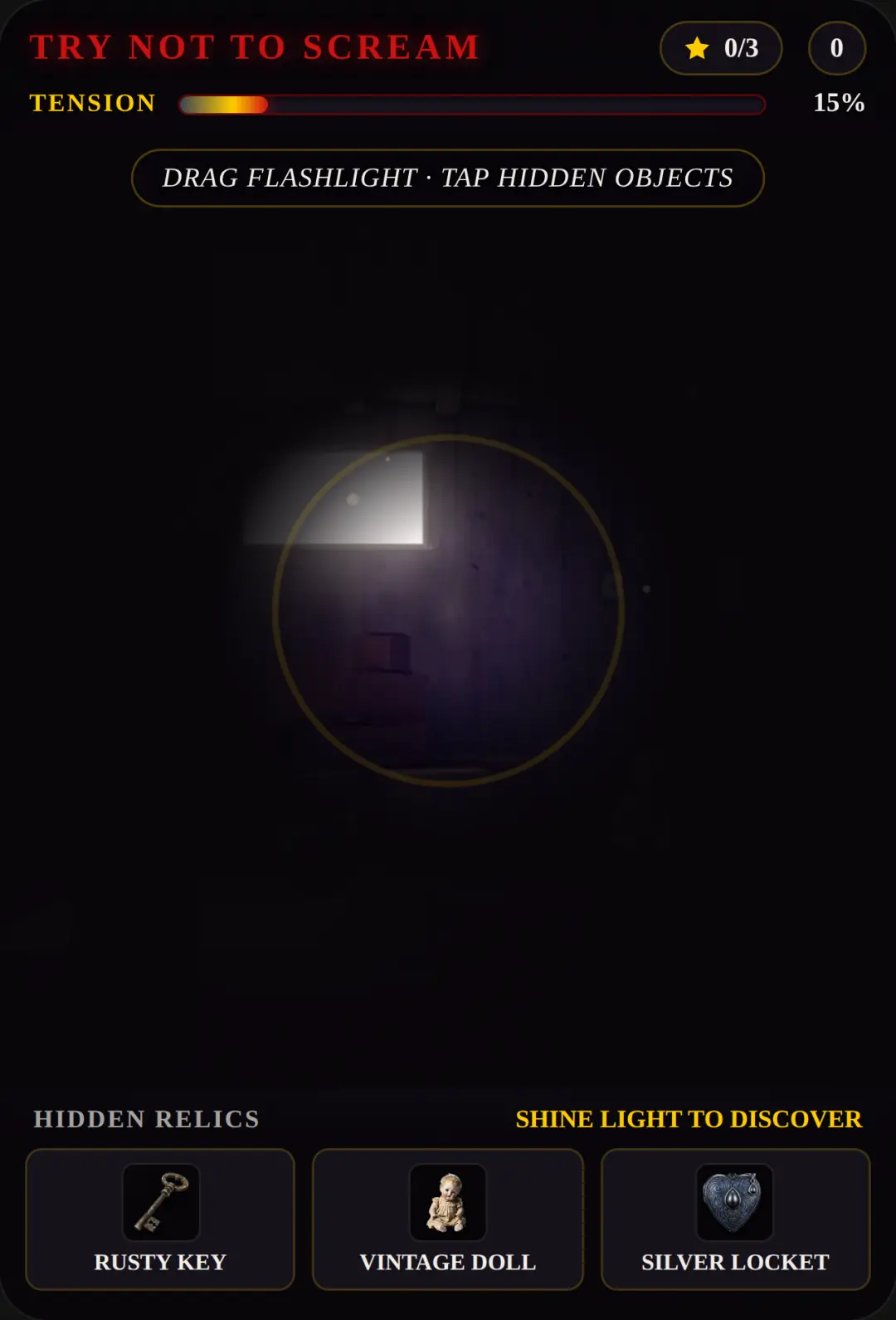 Try Not To Scream: Dark Basement cover