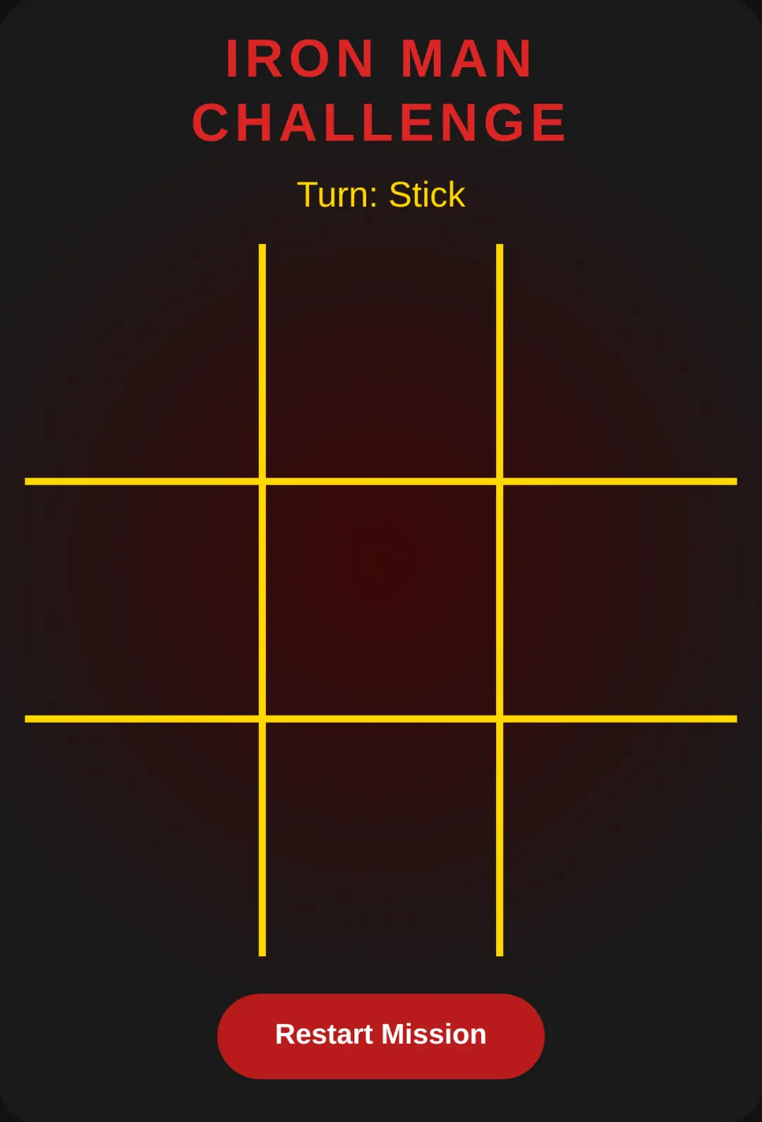 Iron Man Tic-Tac-Toe cover