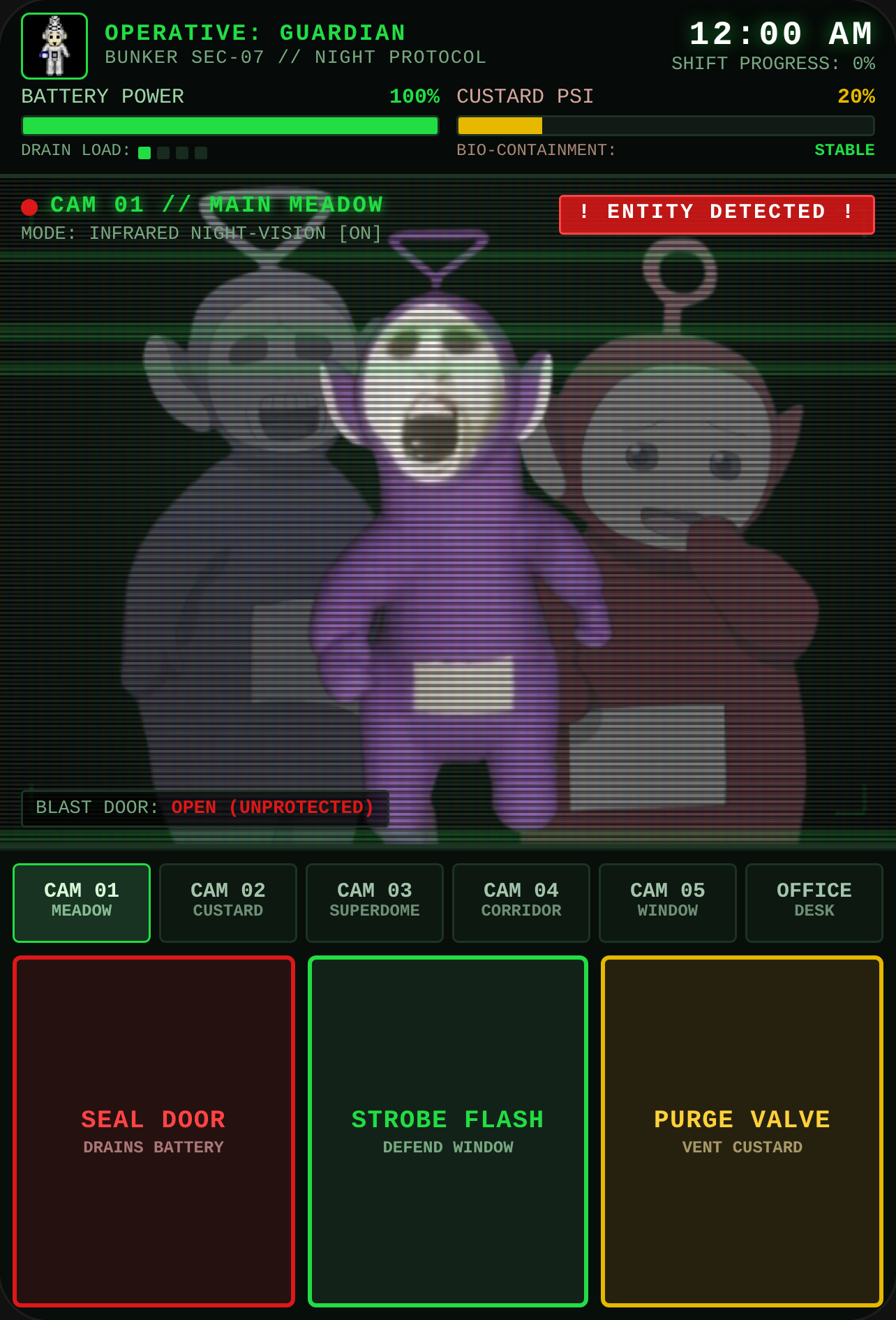 Night Protocol - Slendytubbies Survival cover