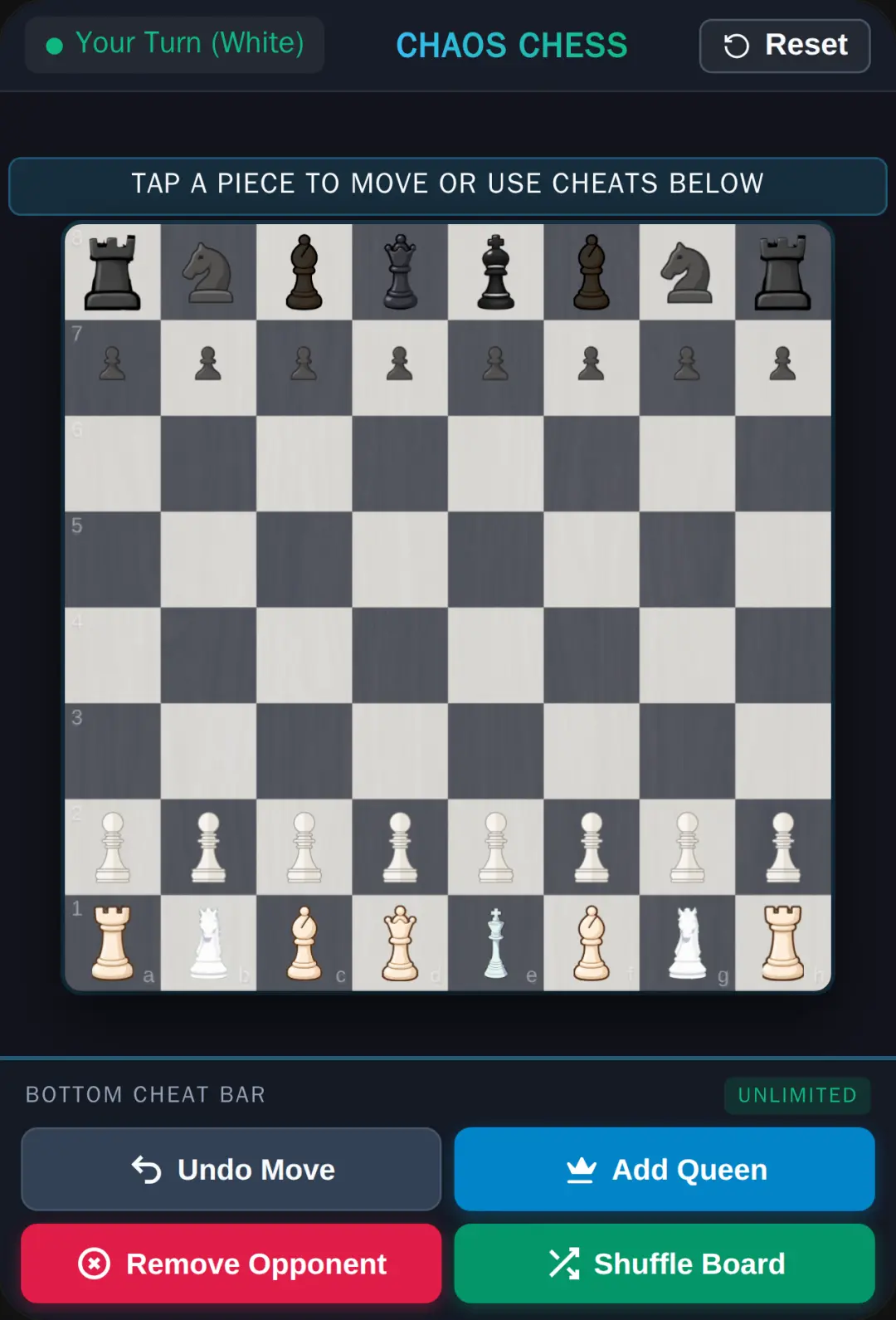 Chaos Chess - Unlimited Cheats cover