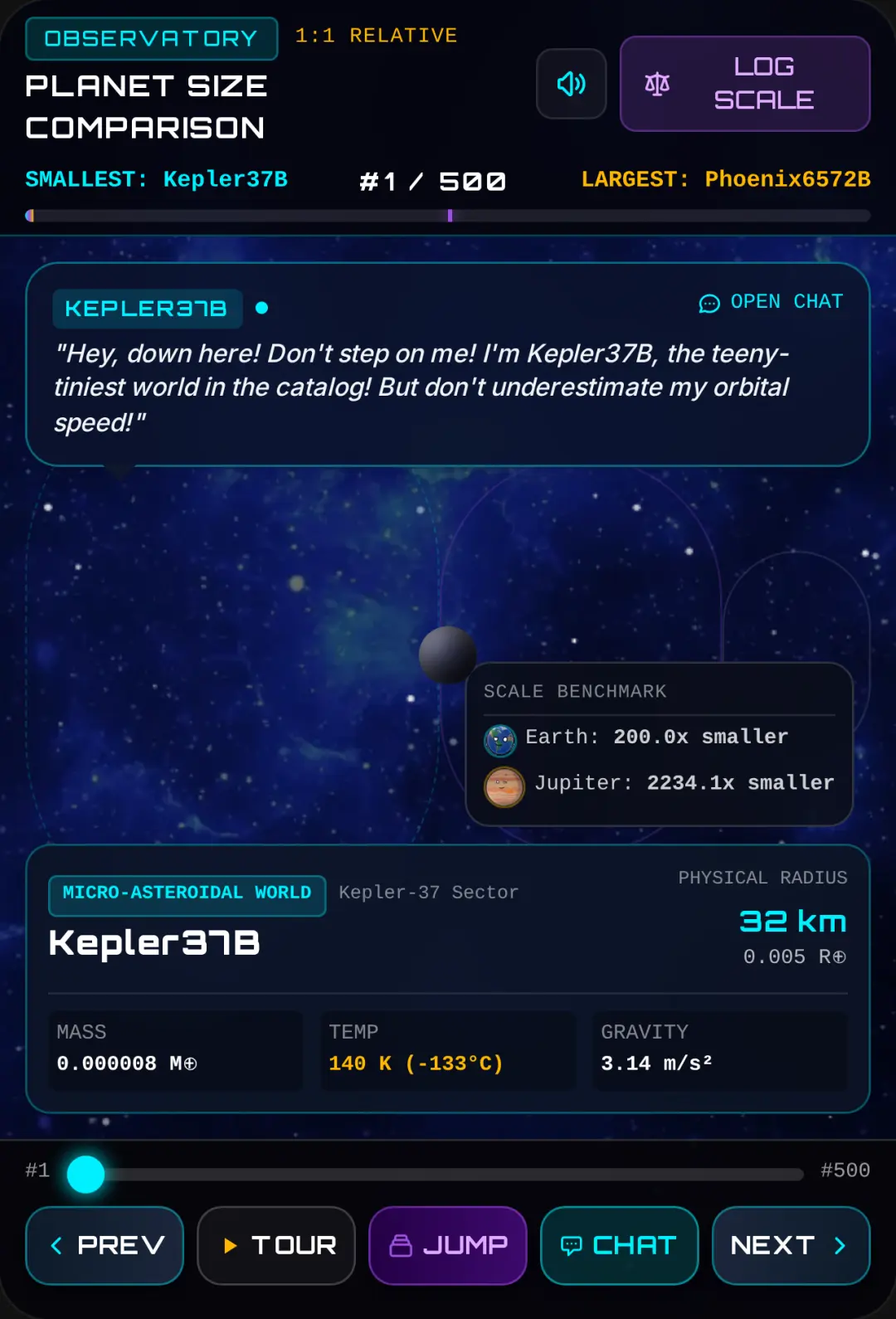 Planet Size Comparison cover