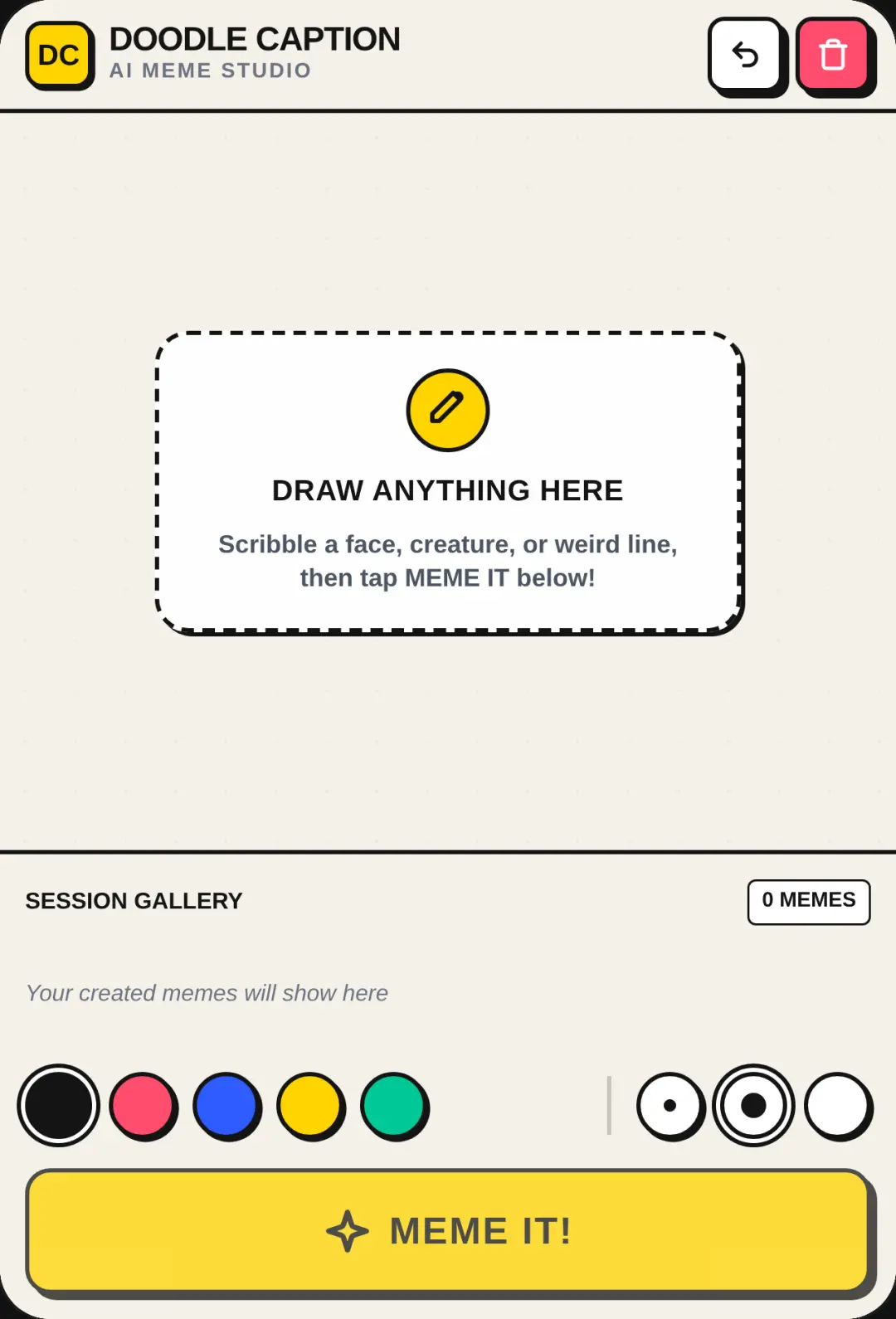 Doodle Caption · AI Meme Maker cover
