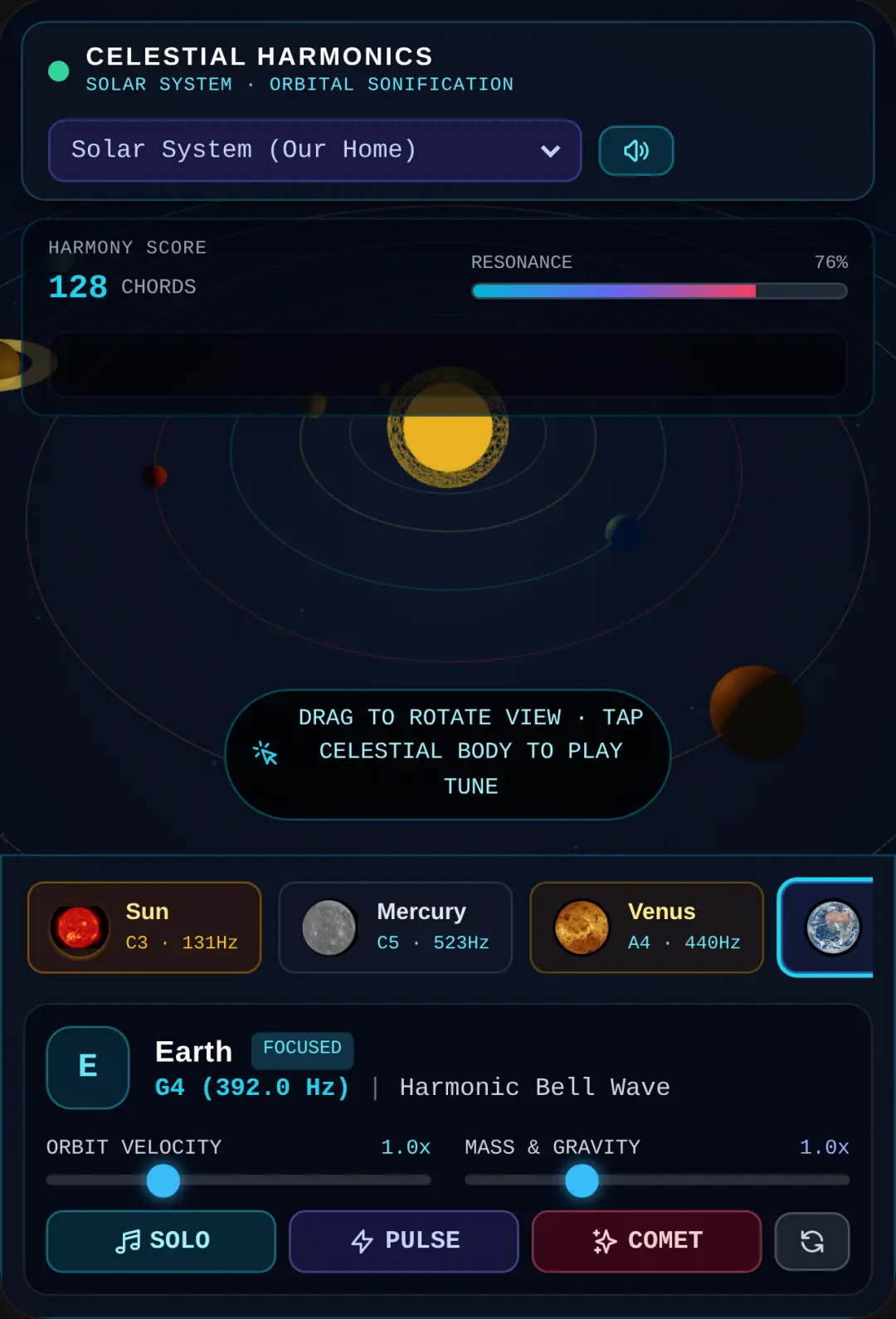 Celestial Harmonics - Multi-Star System Music Simulator cover