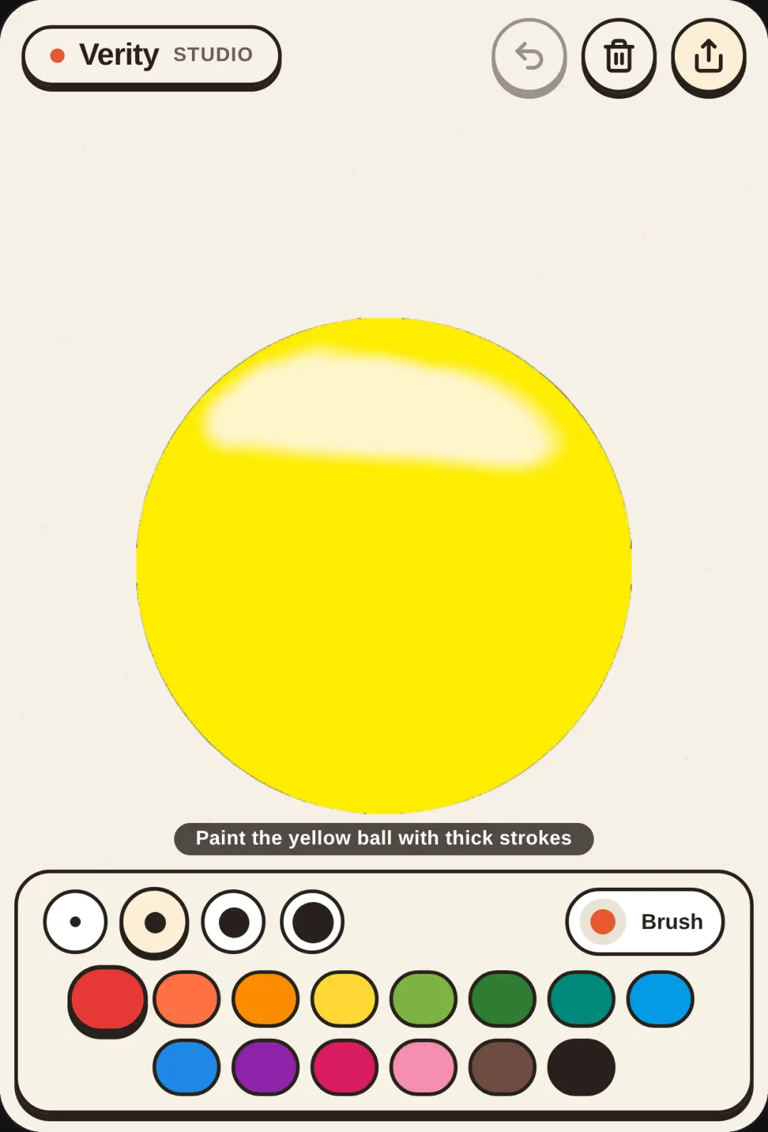 Draw Verity’s Face cover