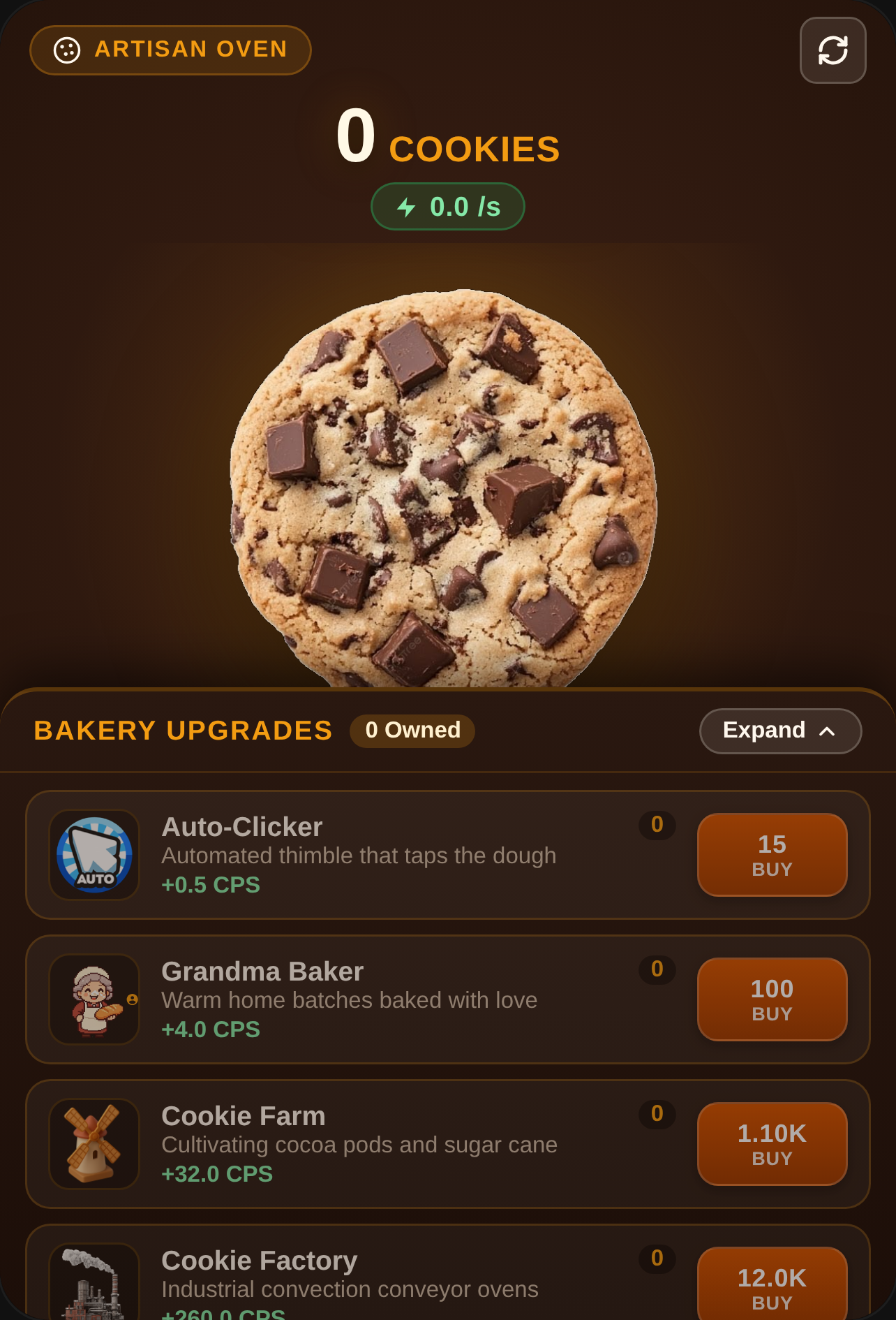 Tap for Cookie - Artisan Bakery Clicker cover