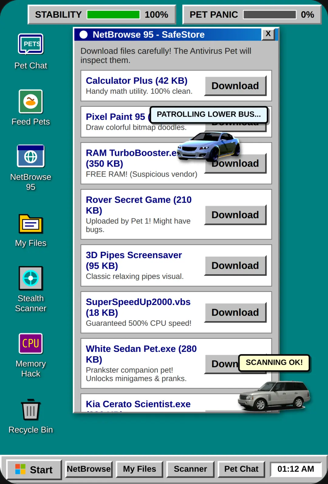 Retro OS Desktop Simulator cover