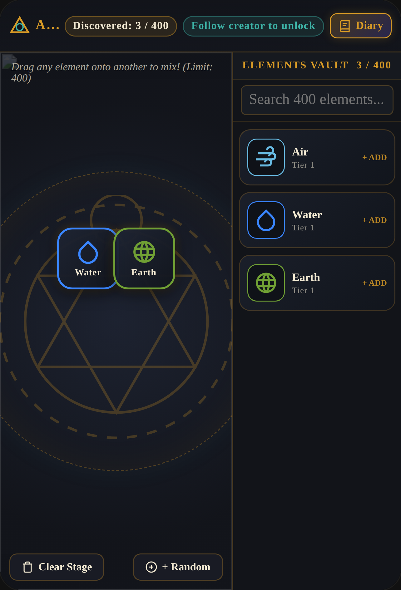 Alchemist's Grimoire: Elemental Synthesis 400 cover