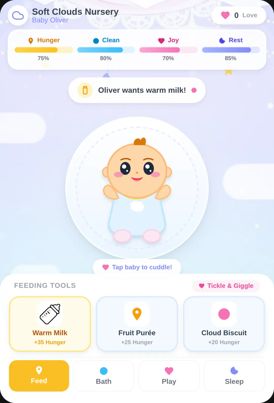 Soft Clouds Baby Care cover