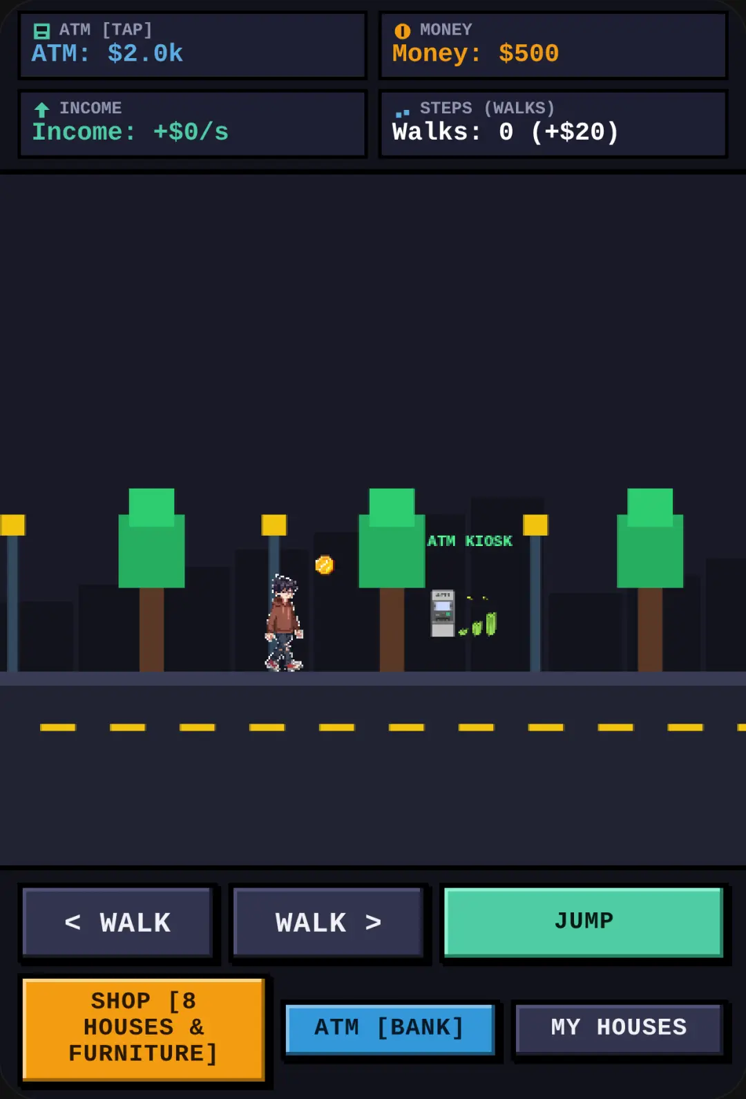 Pixel Walk & House Tycoon ! cover