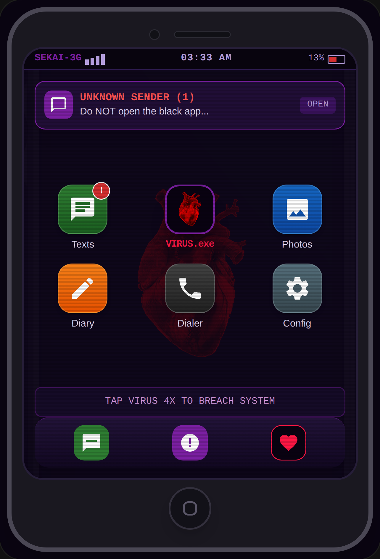 Retro Phone - Virus Mystery cover