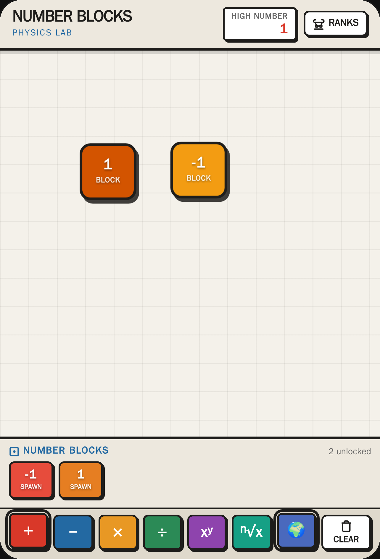 Number Blocks - Physics & Math Lab cover