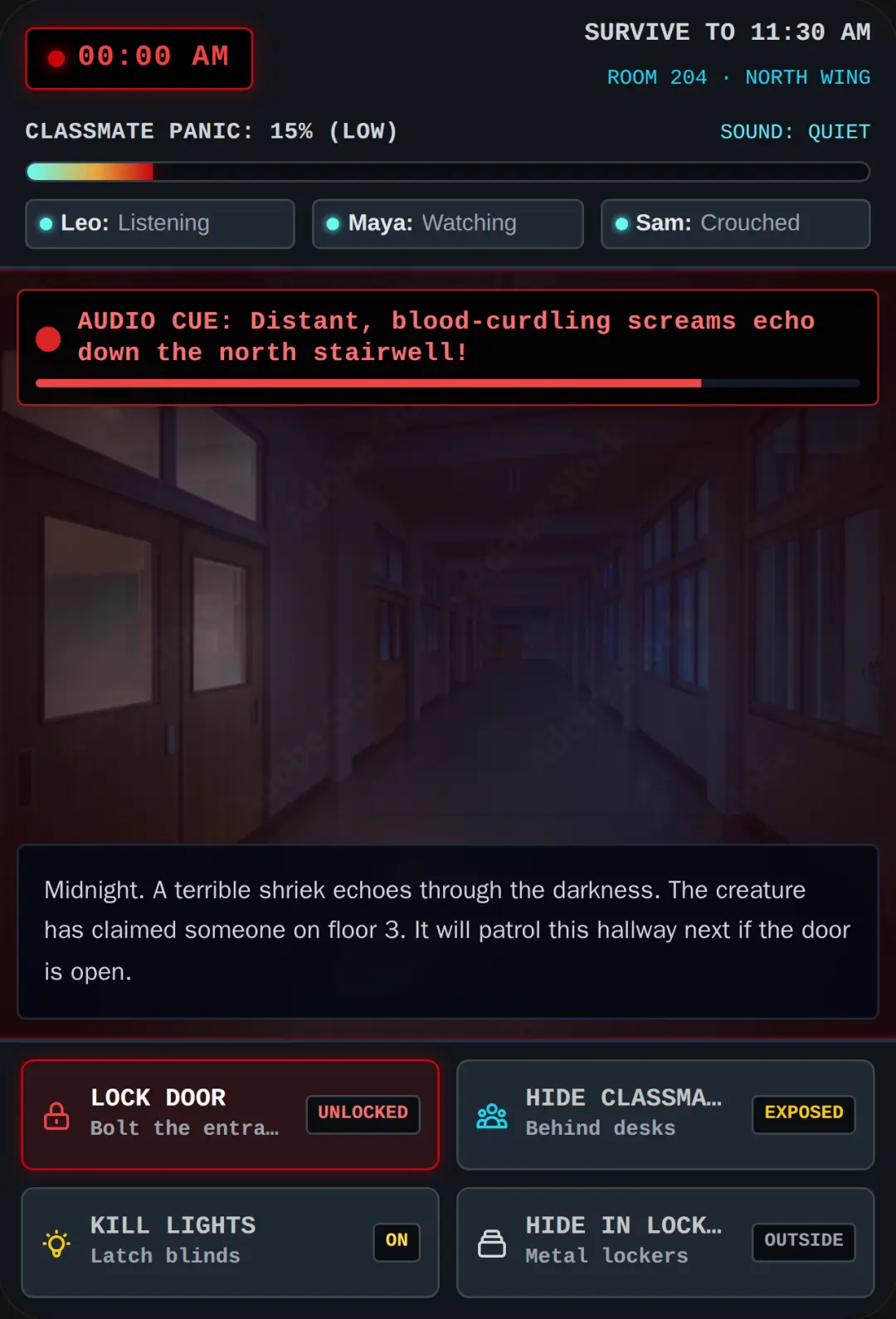 Night School: Survive Until 11:30 AM cover