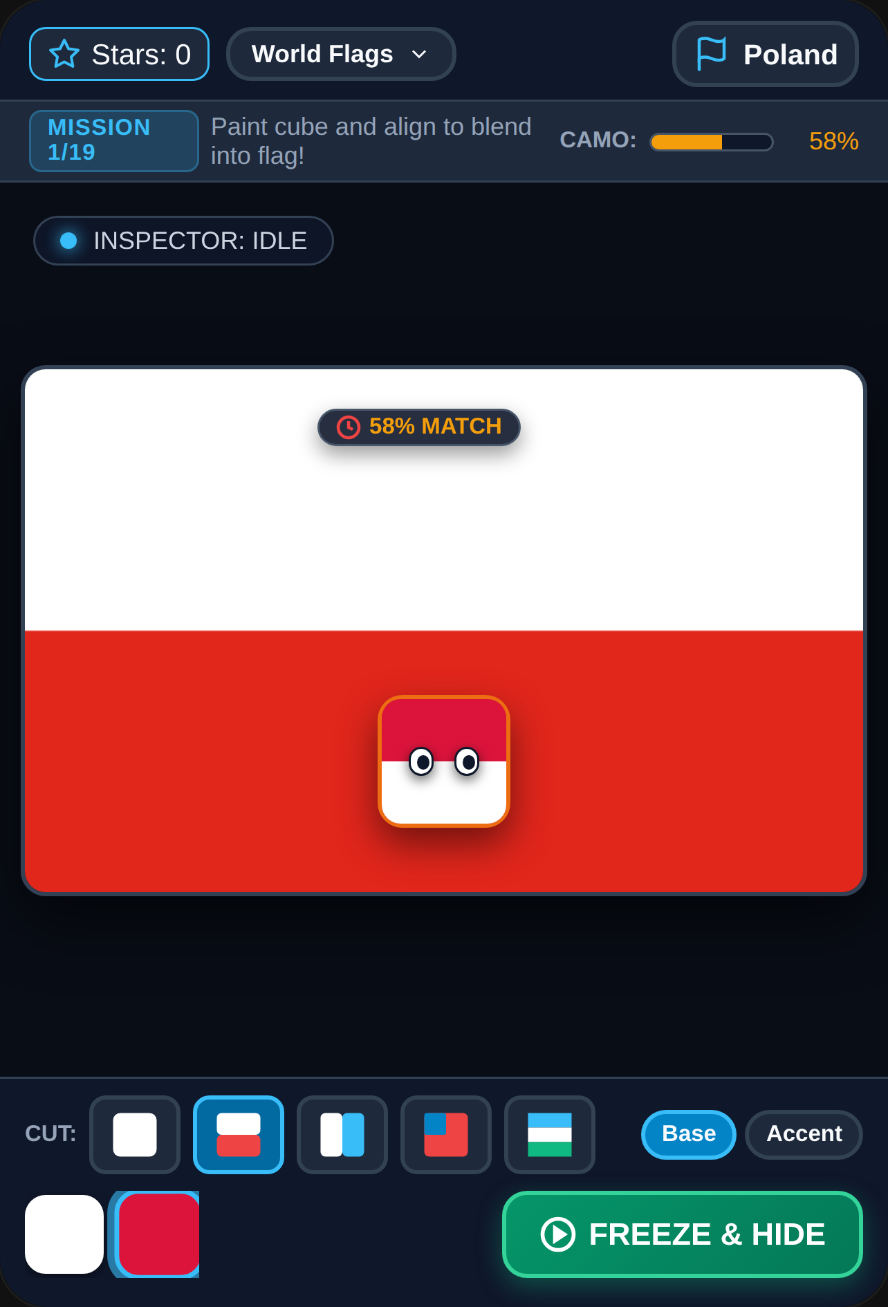 Agent Cube: Camouflage Flag