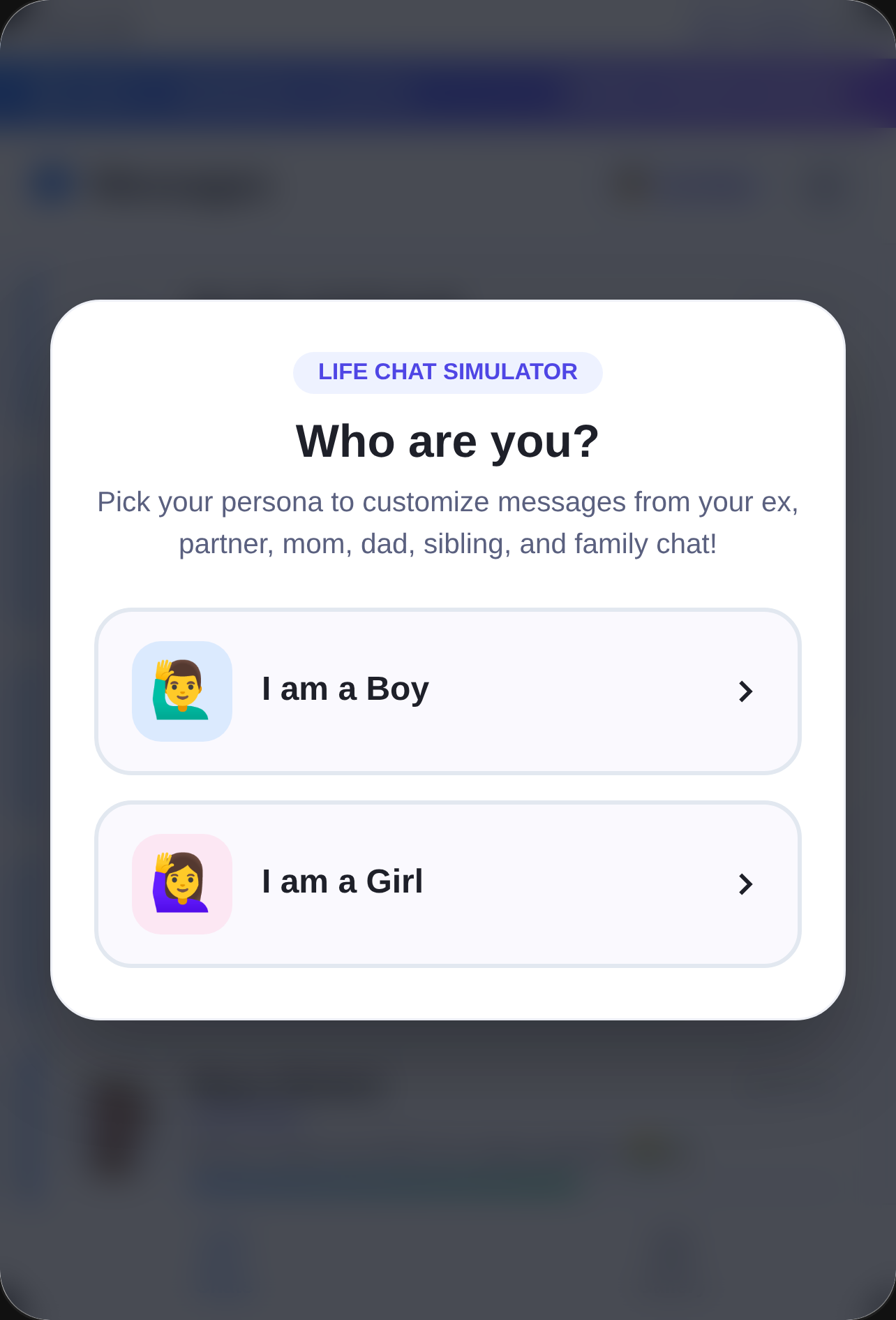 Life Chat Simulator - Boy or Girl cover
