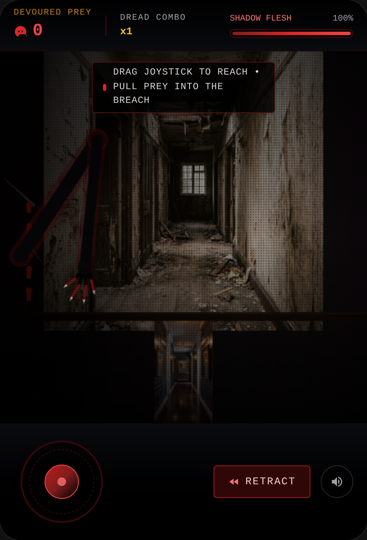 The Wall Famished - Horror Shadow Hand cover