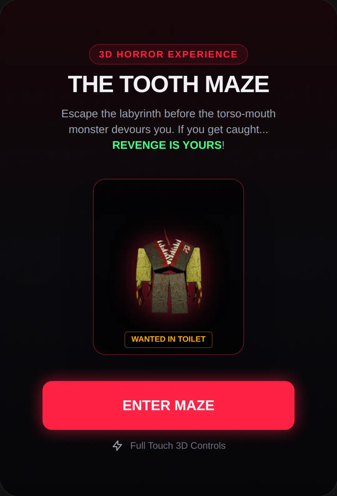 Maze Horror: Monster Toilet Revenge cover