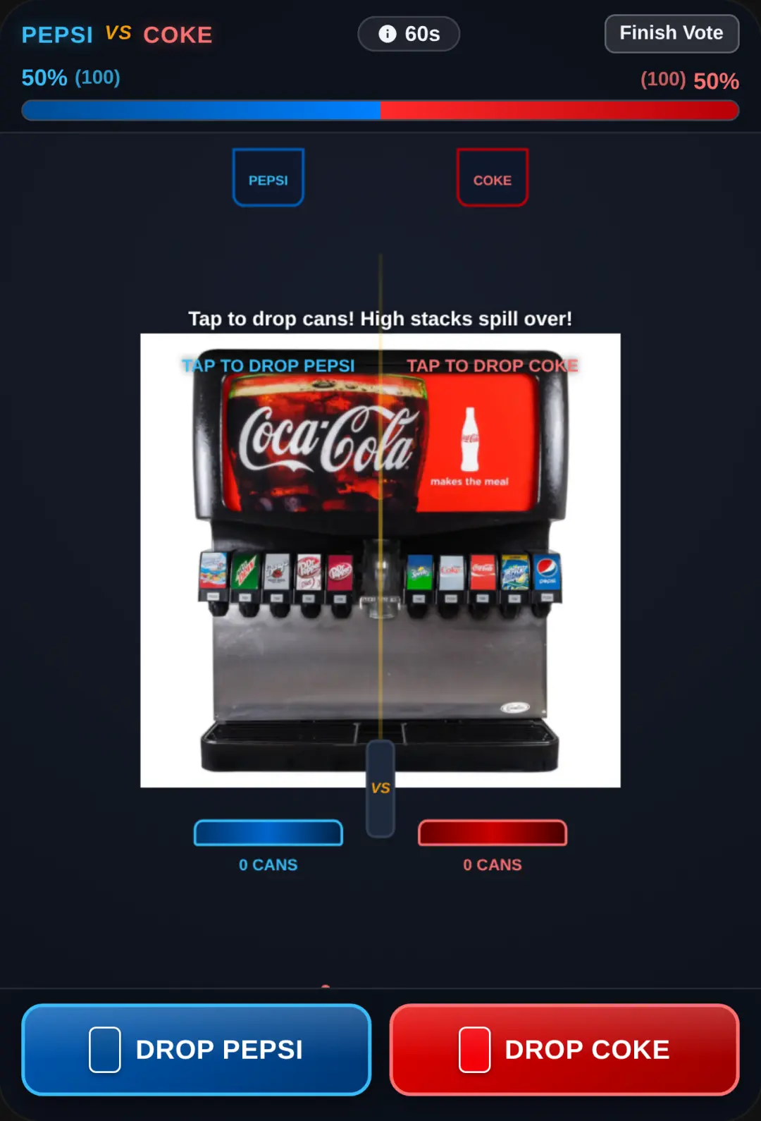 Cola Wars: Spill Vote