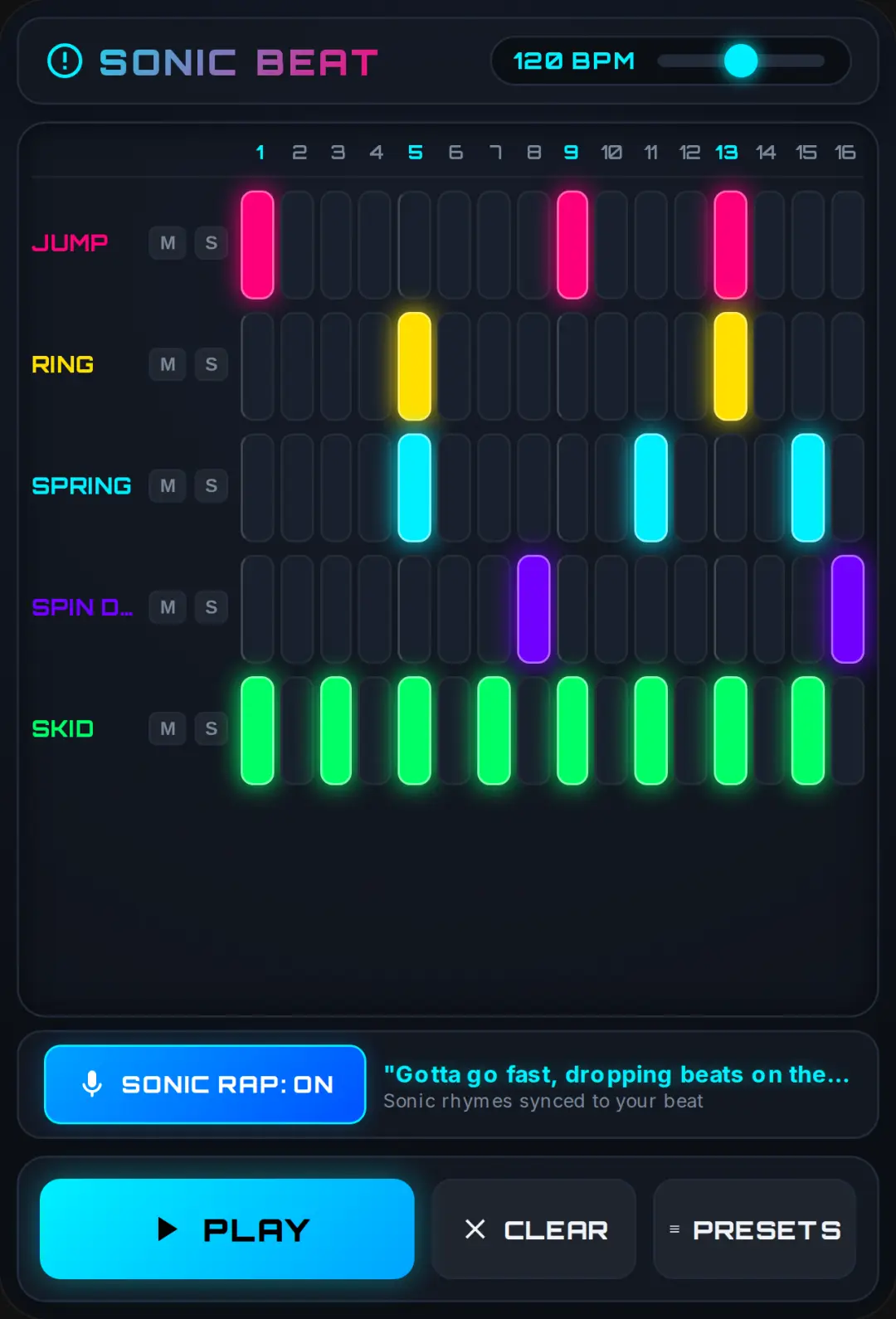 Sonic Beat Synth cover