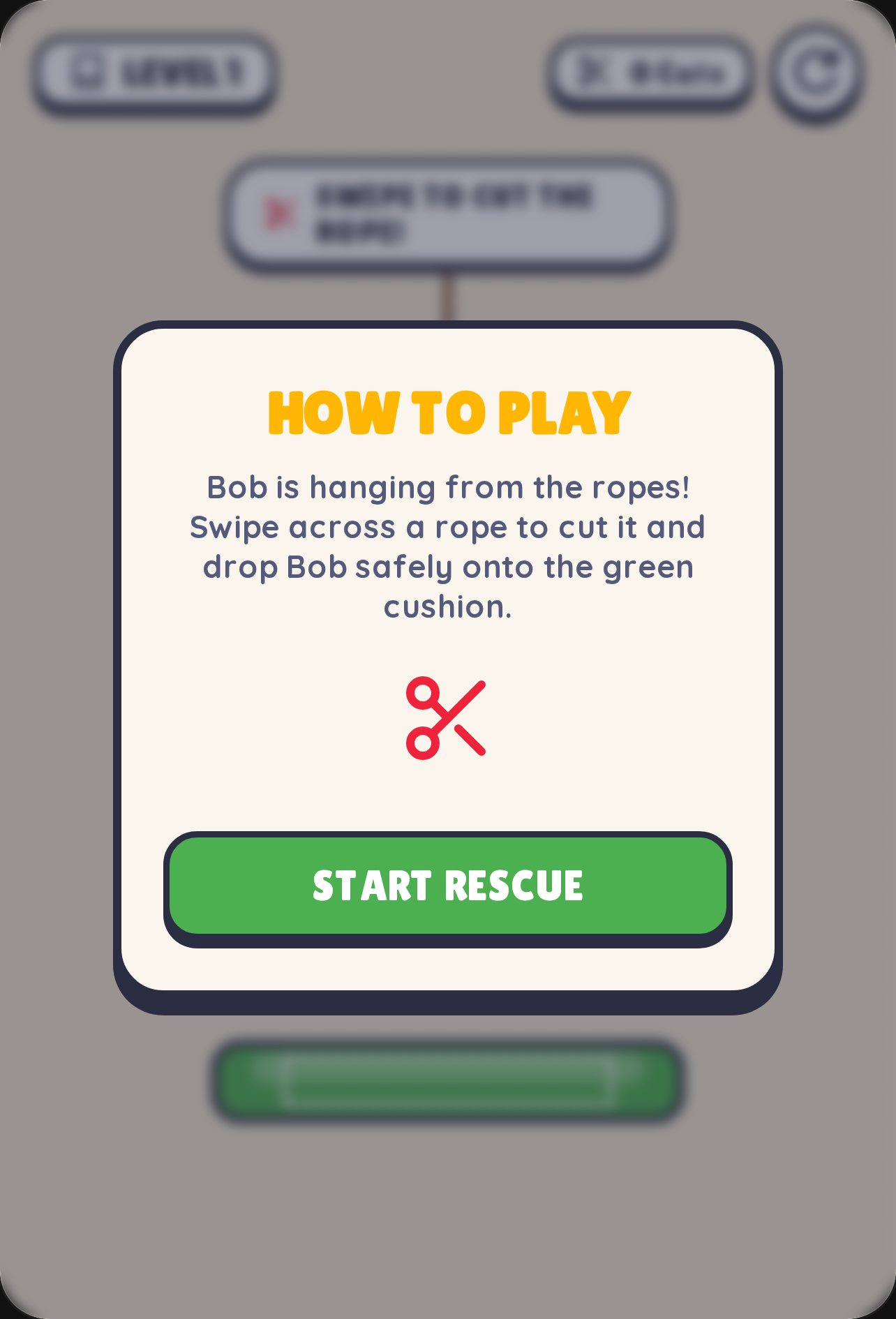 Save Bob: Rope Rescue