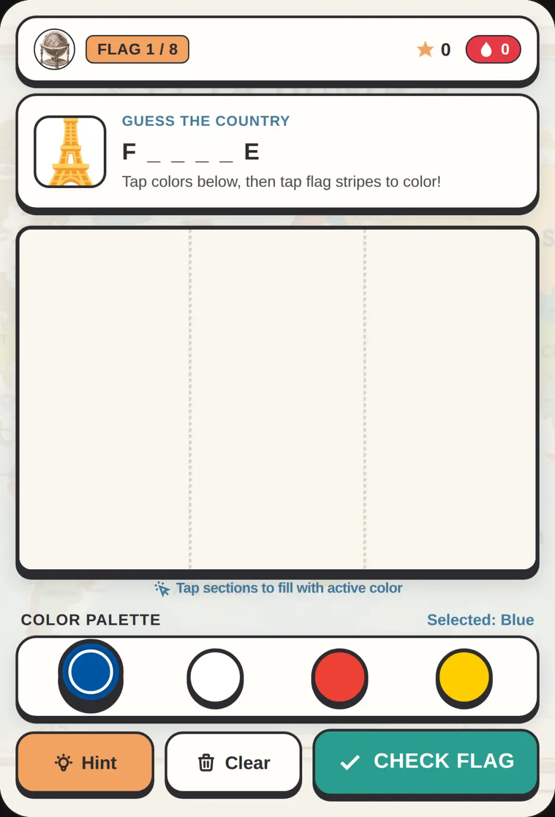 Flag Crafter: Color and Guess cover