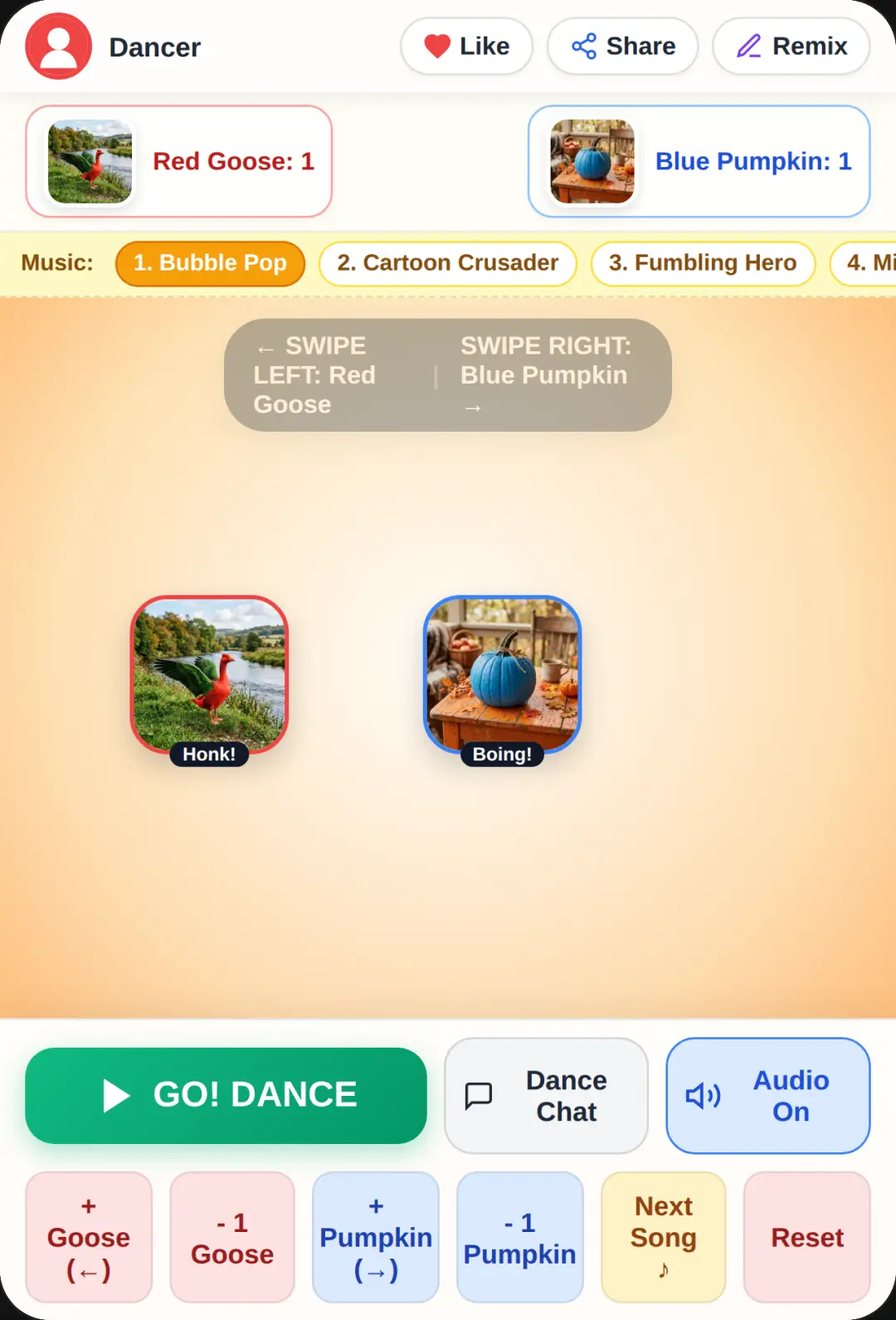 Goose & Pumpkin Dance Party cover