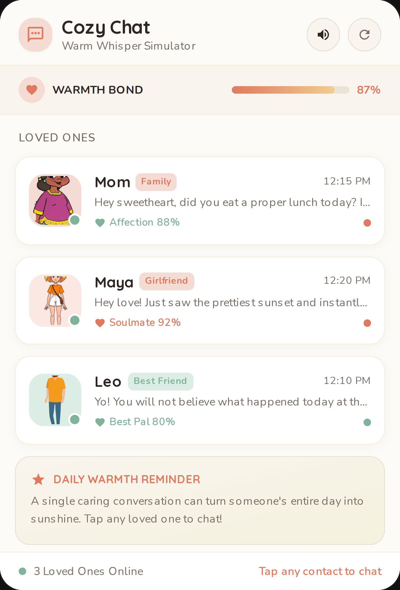 Cozy Chat Simulator cover