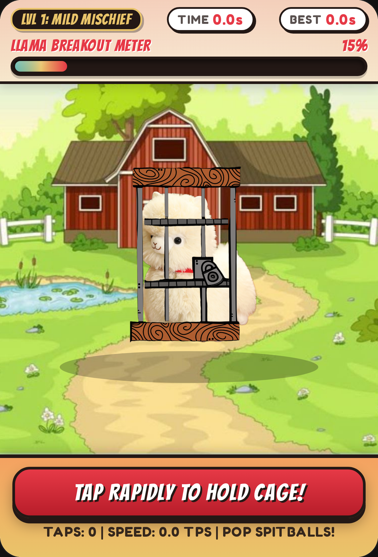 Llama Cage Chaos cover