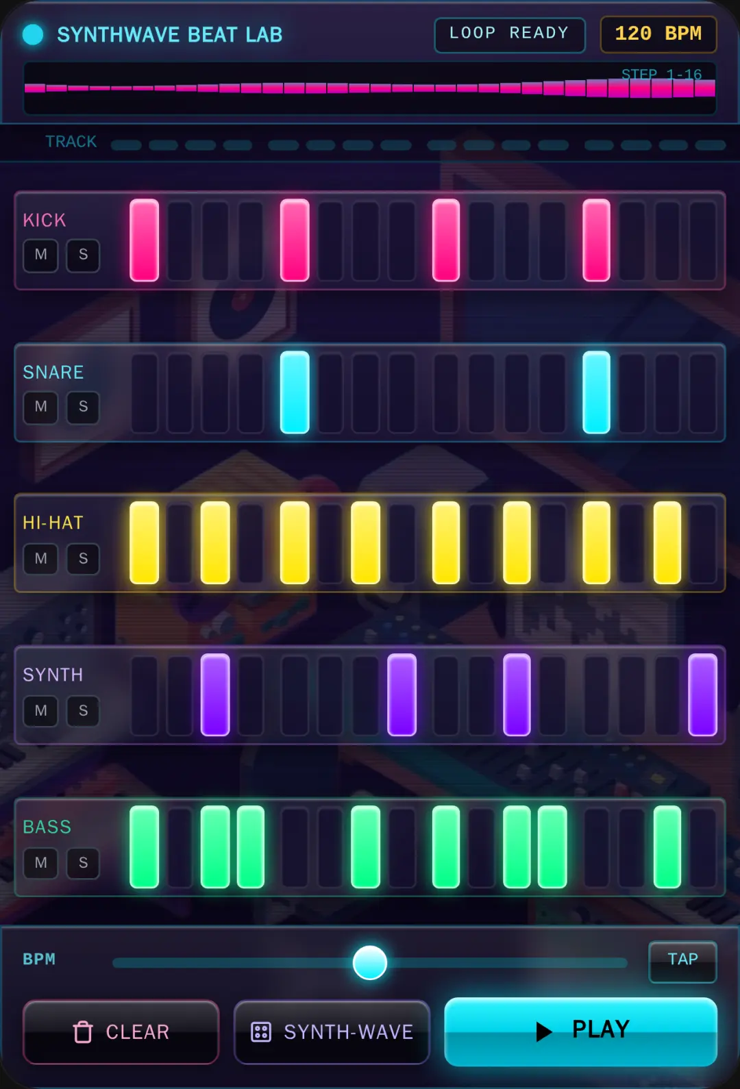 Synthwave Beat Lab cover