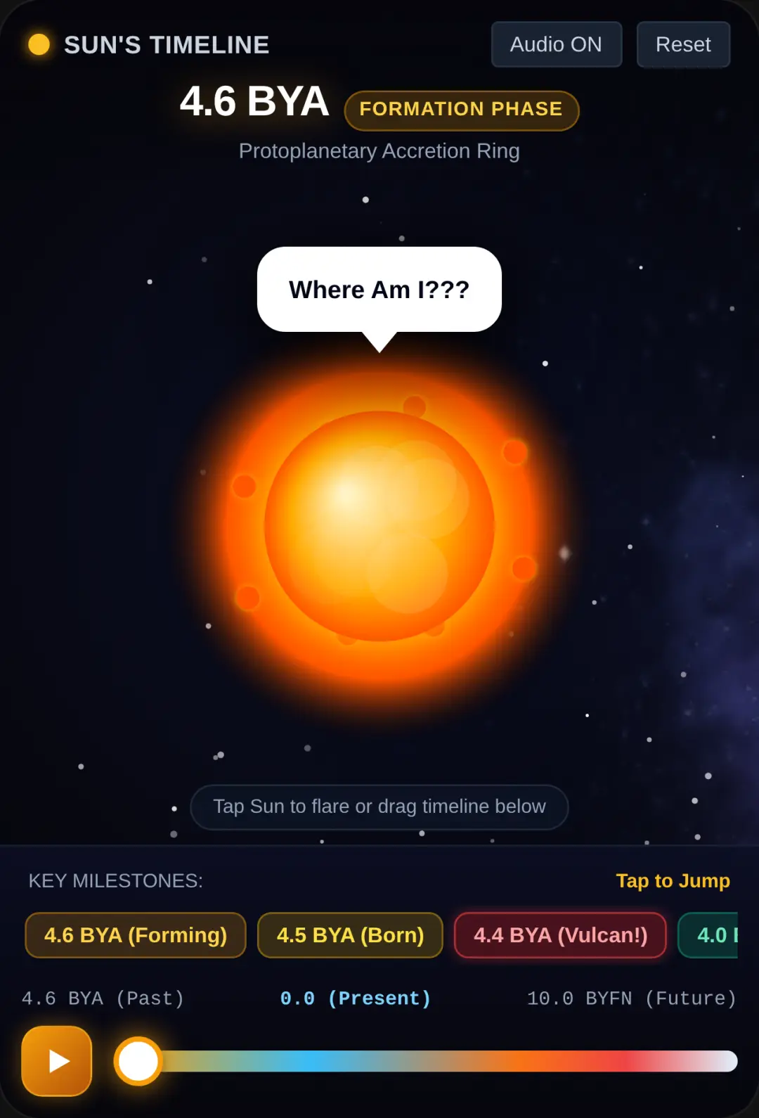Sun's Timeline Simulator cover