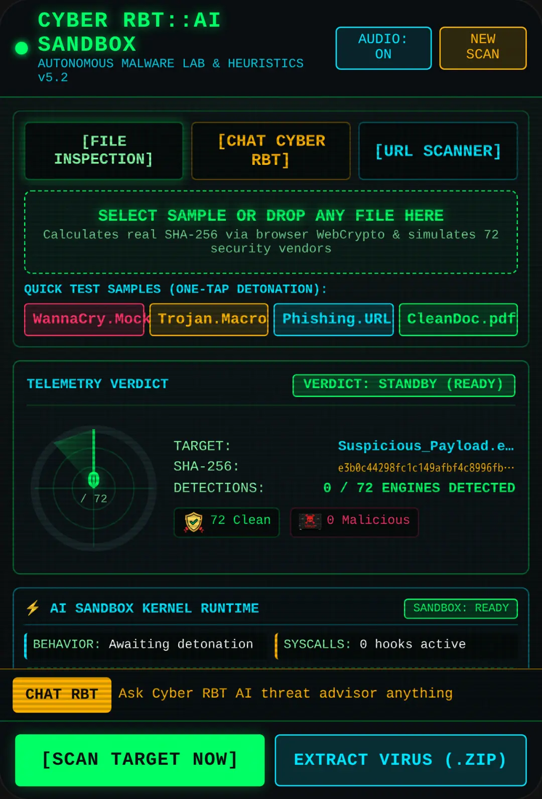 Cyber RBT - AI Sandbox Threat Analyzer cover