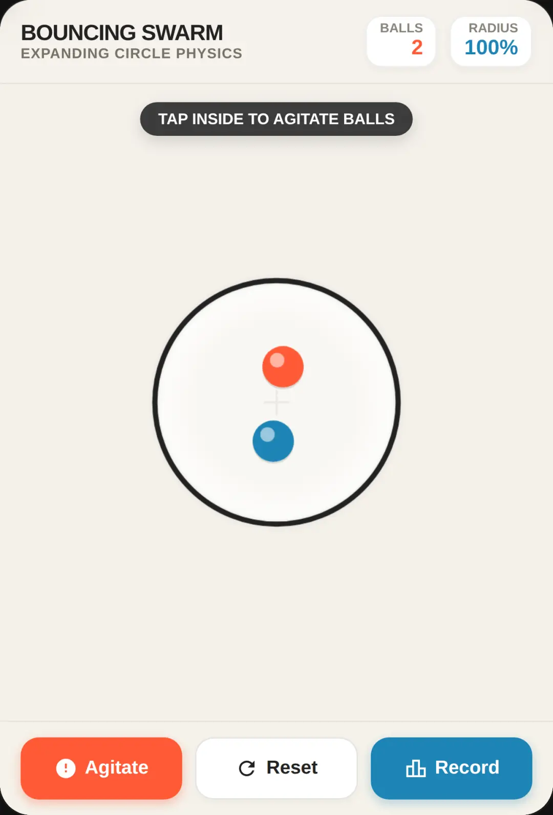 Expanding Circle Bouncing Swarm cover