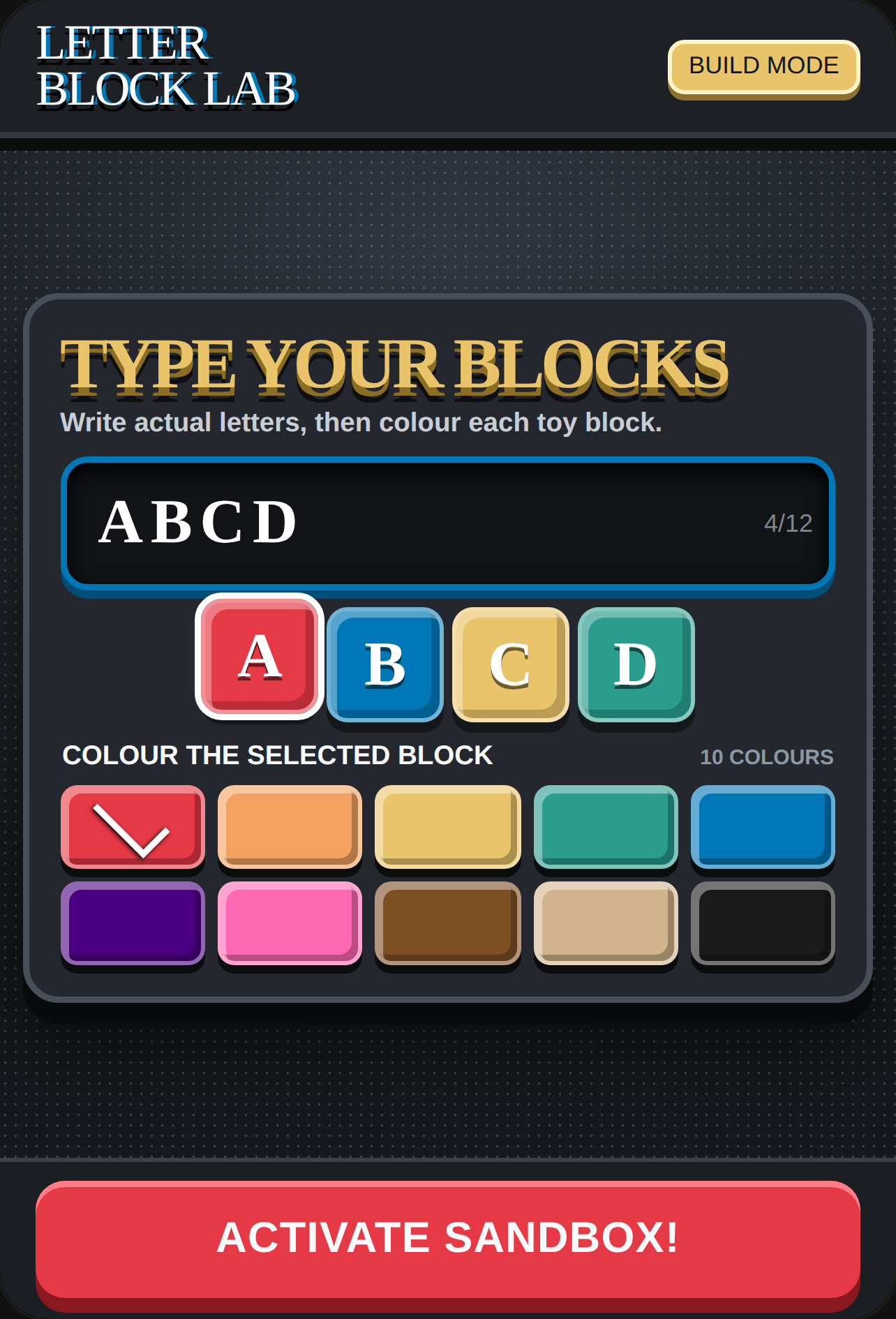 ABC Block Lab + 123 block cover