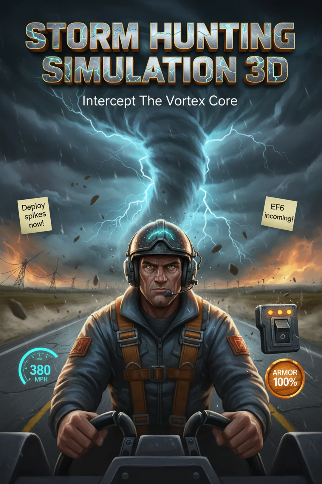 Storm hunting simulation 3d cover