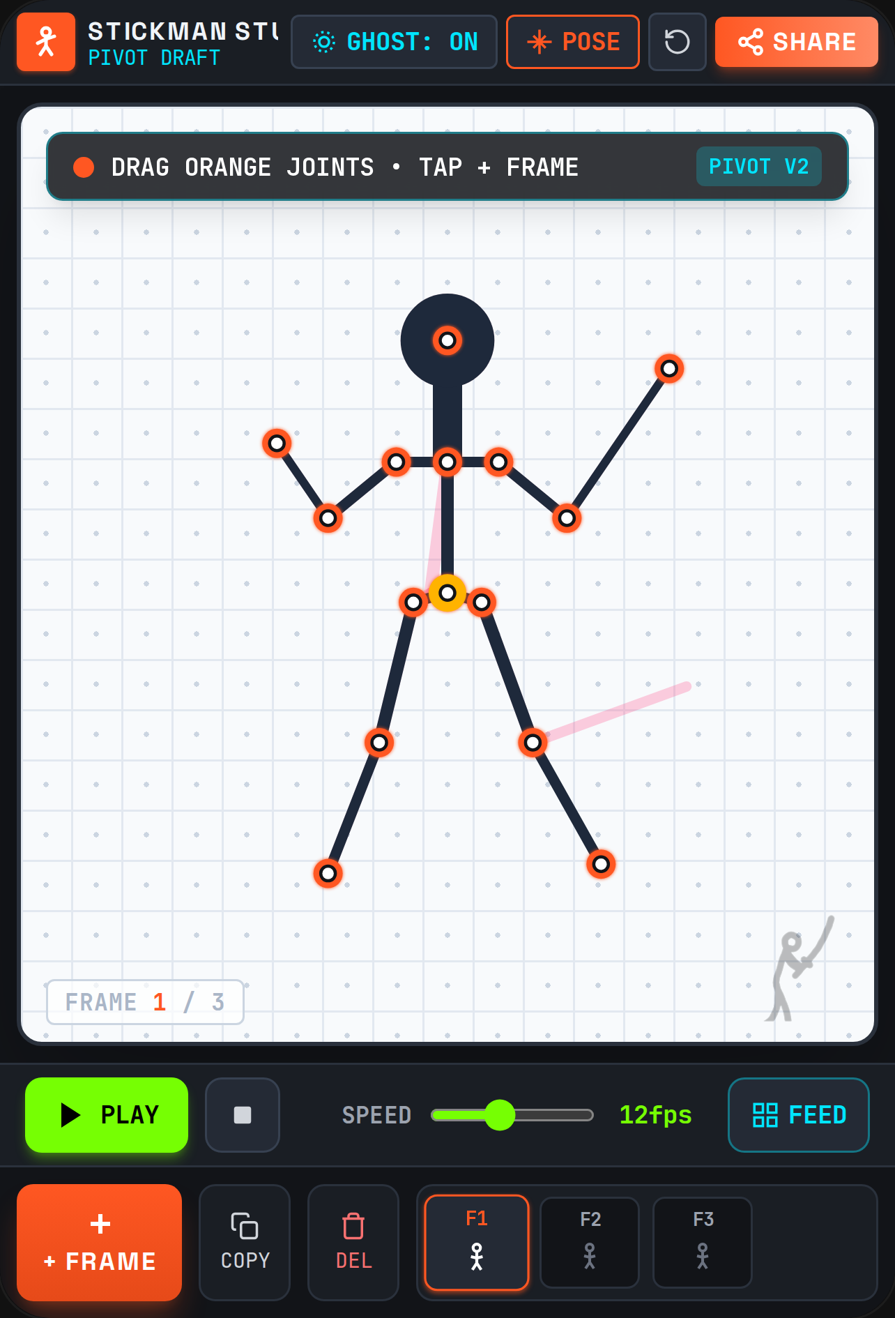 Stickman Animator fun game!! cover