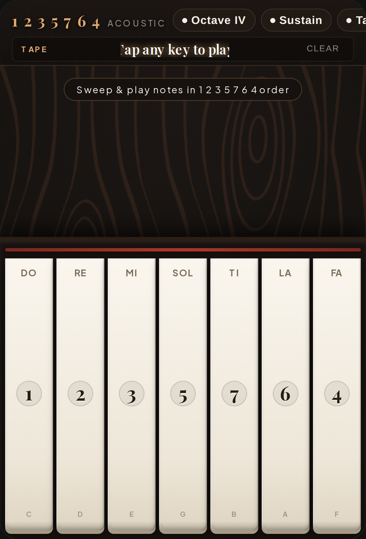 1235764 — Acoustic Free Play Piano cover