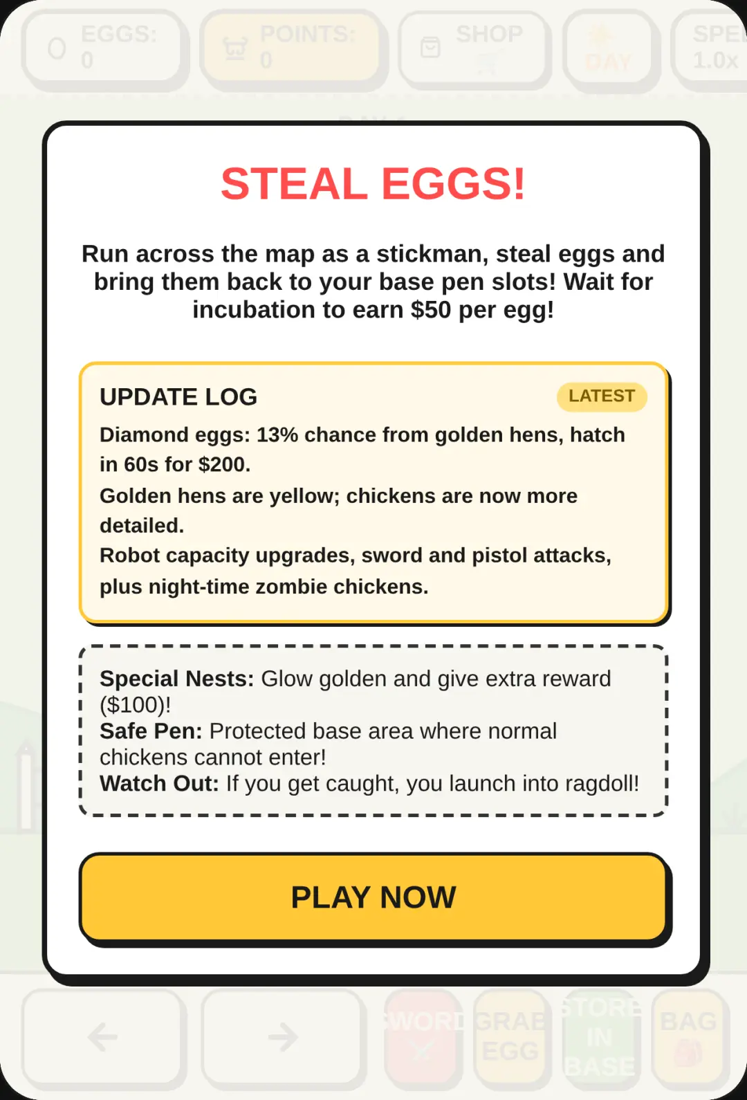 Stickman Egg Thief