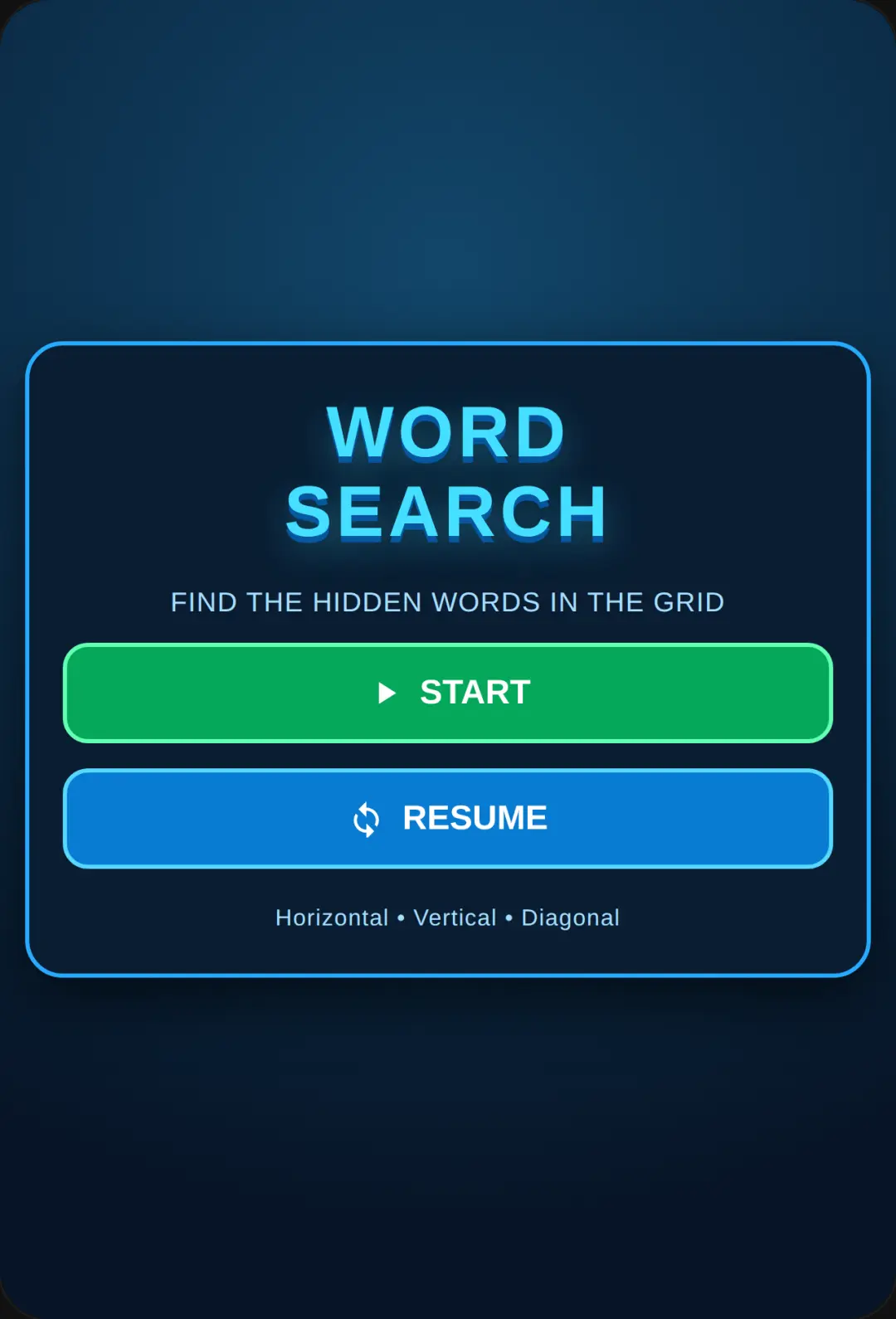 Word Search Puzzle cover