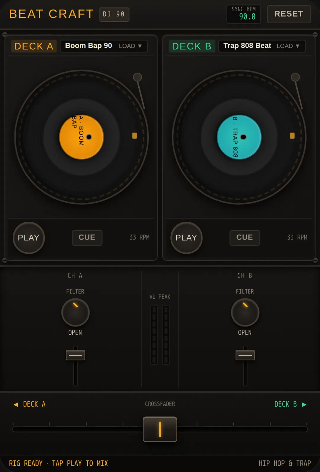 BEAT CRAFT DJ - TURNTABLE MIXER cover