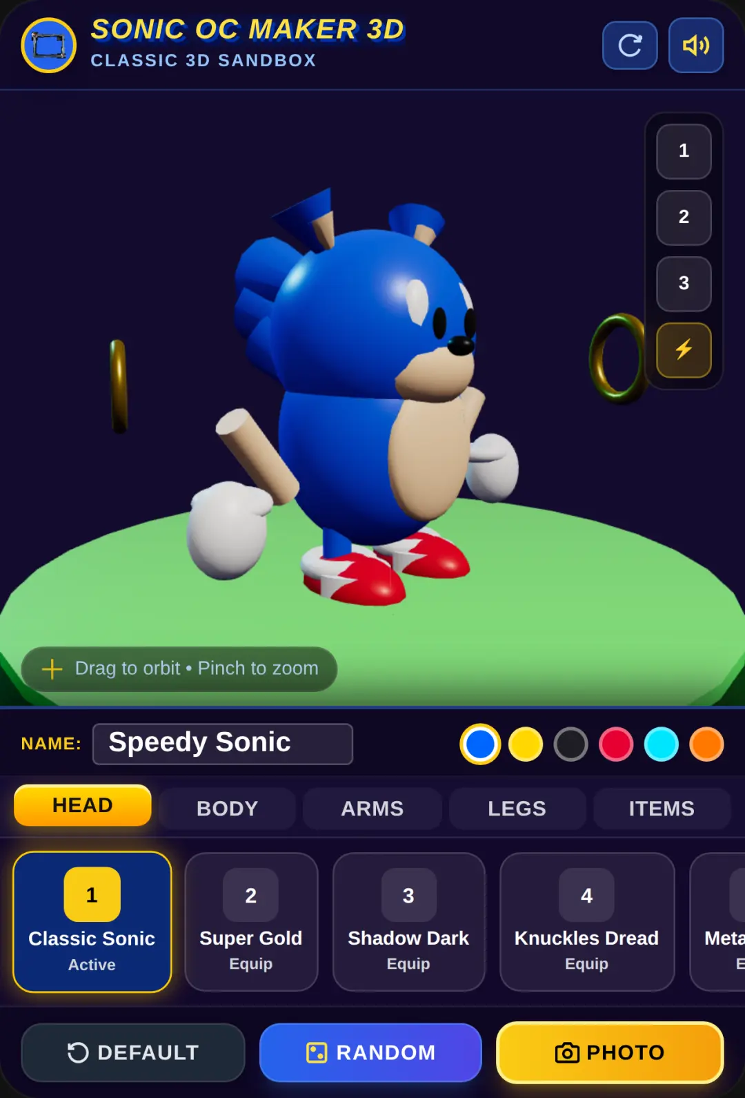 Sonic OC Maker 3D cover