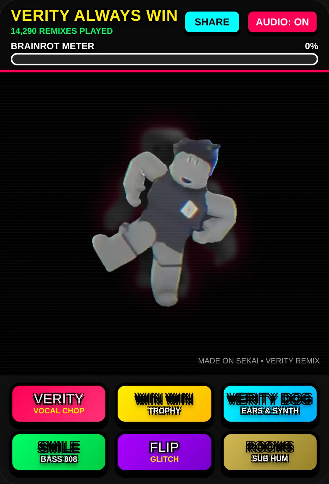 Verity Always Win: Brainrot Soundboard cover