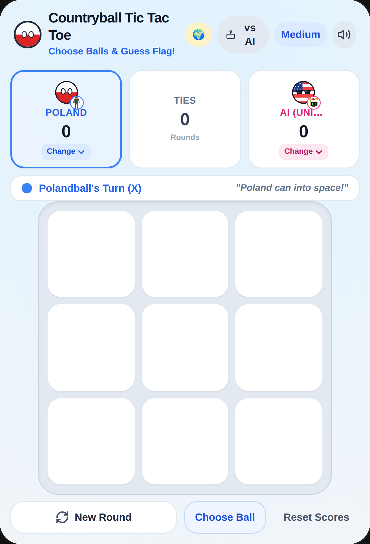 Countryball Tic Tac Toe cover