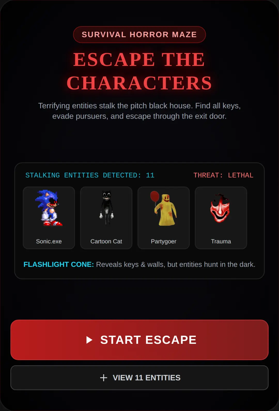 Escape The Characters cover