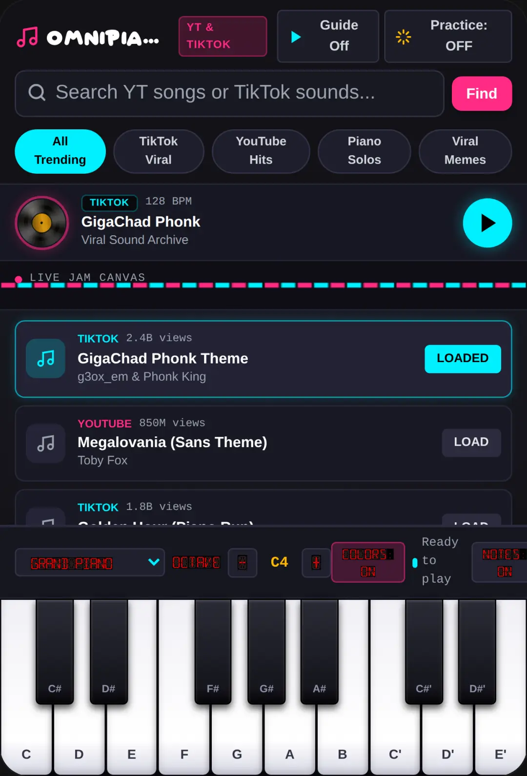 OmniPiano & Sound Jam cover