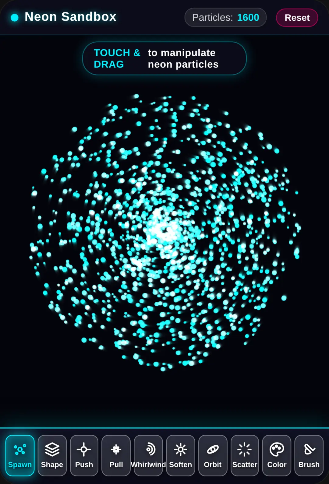 Neon Particle Sandbox cover