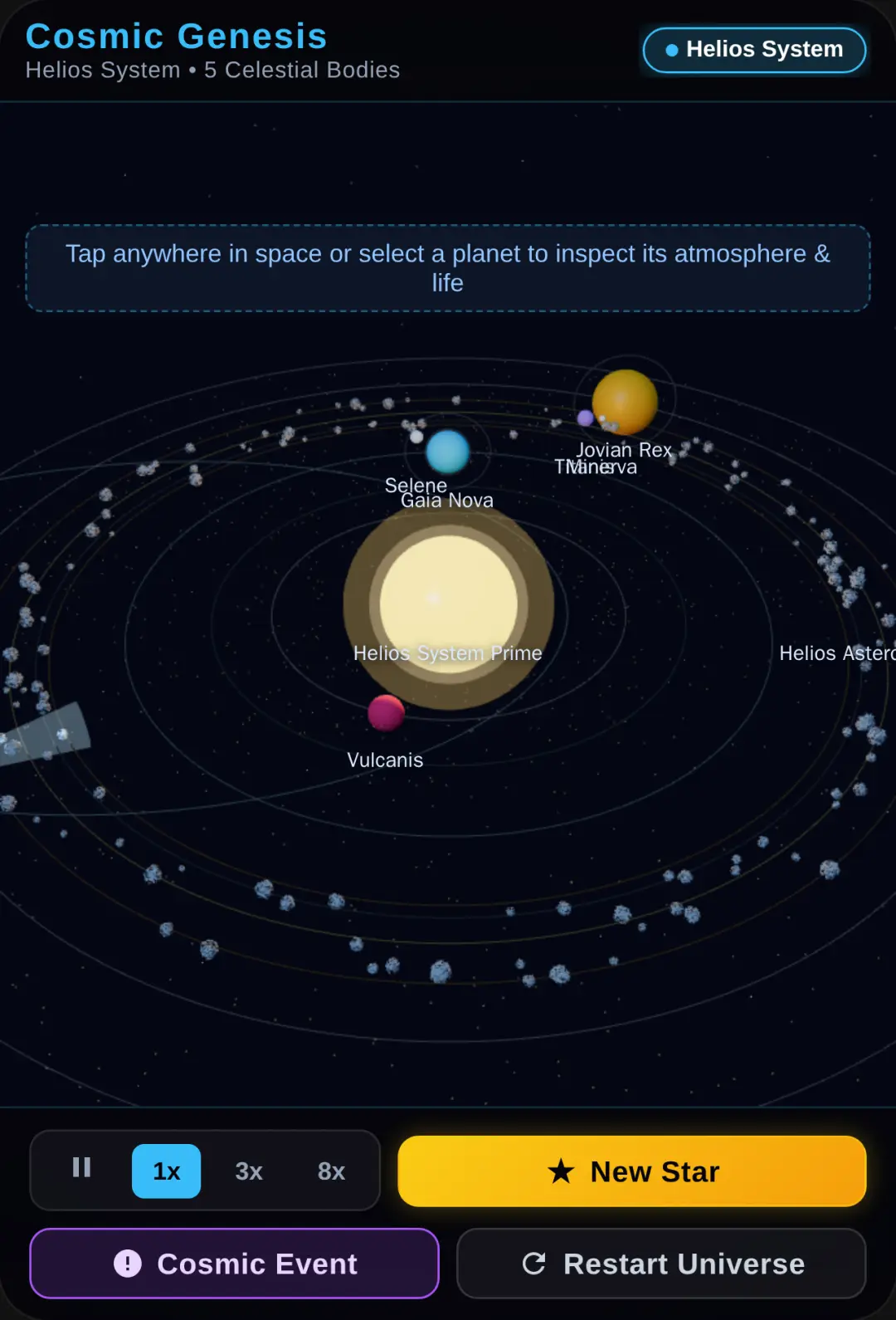 Cosmic Genesis - Star & Planetary Simulator cover