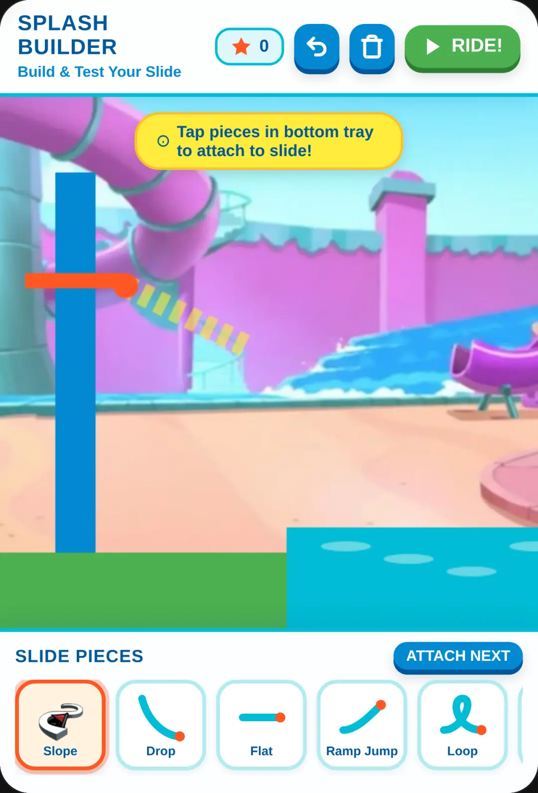 Water Slide Build and ride!😄 cover