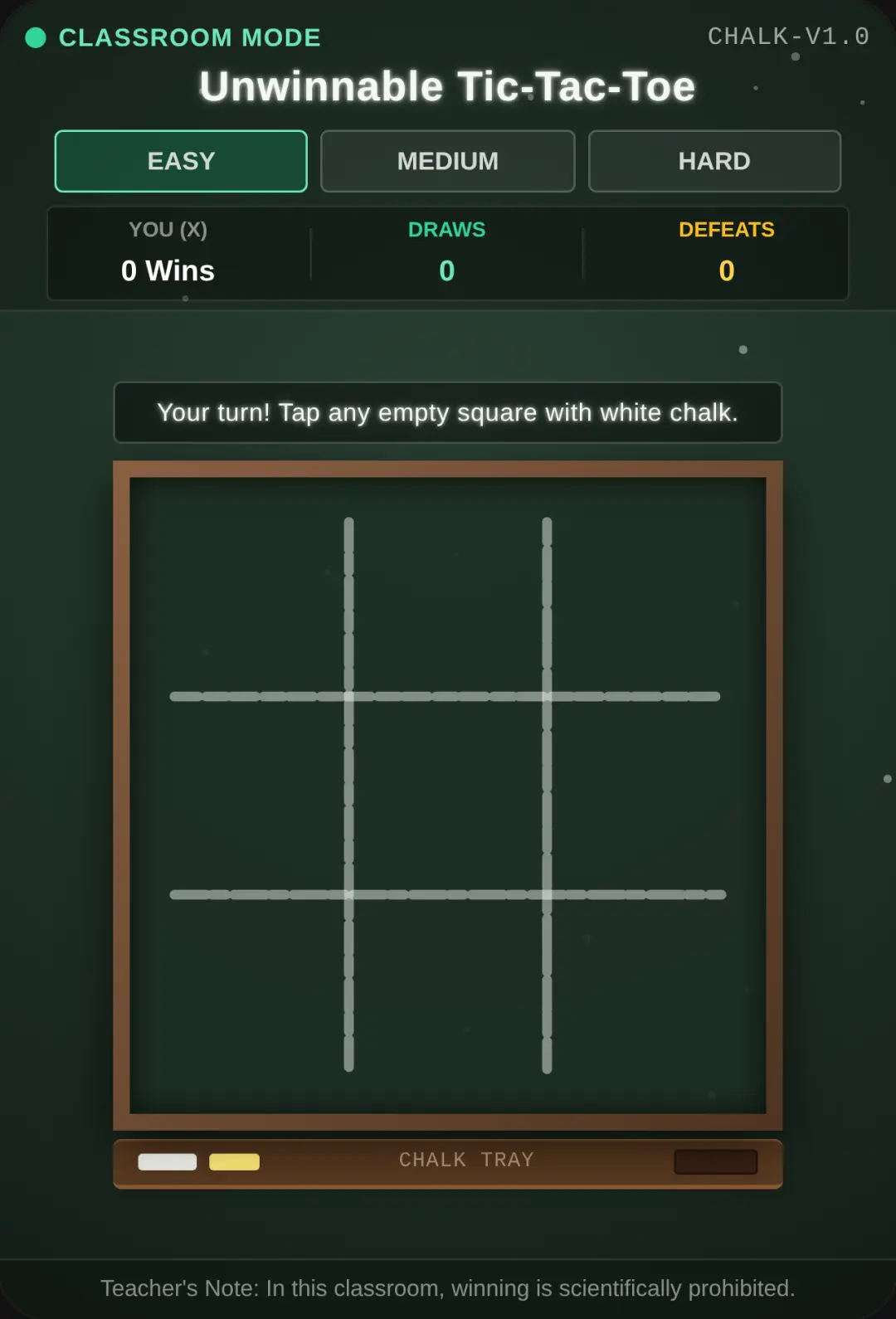 normal tic tac toe cover